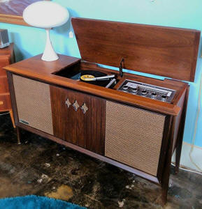 rca antique radio record player